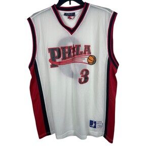 Philadelphia 76ers Allen Iverson #3 NBA Sleeveless Jersey Delf Sports  XL